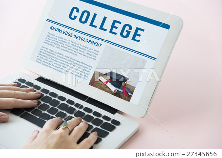 Graduation Hat Diploma Degree Knowledge Concept 27345656