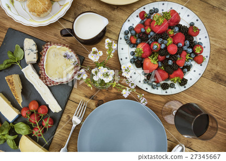 Table Food Lunch Variety Concept 27345667