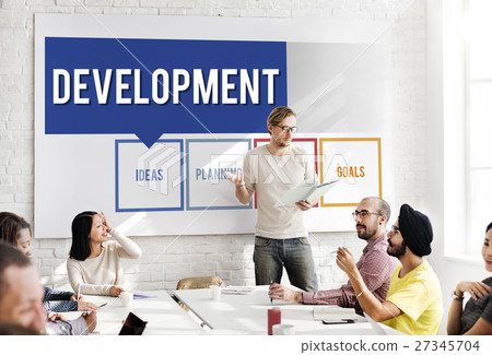 Business Box Words Diagram Concept Business Box Words Diagram Concept 27345704