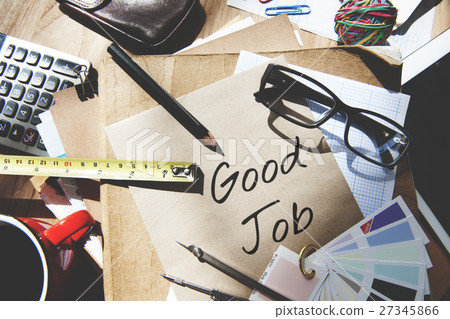 Contact Assistent Good Job Concept 27345866
