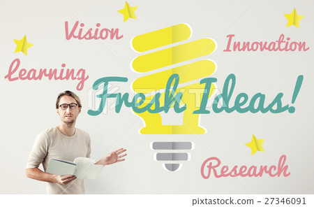 Be Creative Fresh Ideas Concept Be Creative Fresh Ideas Concept 27346091