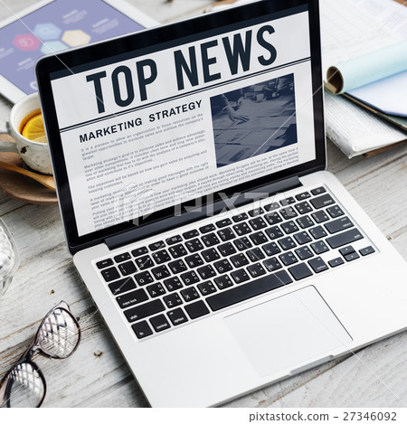 News Business Communication Marketing Concept 27346092