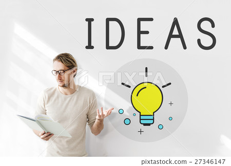 Ideas Lightbulb Innovation Thinking Icon Concept Ideas Lightbulb Innovation Thinking Icon Concept 27346147