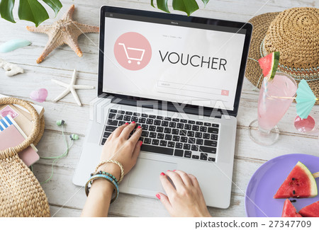 E-commerce Shop Online Homepage Sale Concept E-commerce Shop Online Homepage Sale Concept 27347709