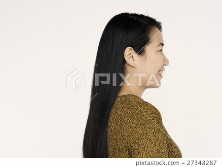 Asian Woman Smiling Happiness Portrait Concept 27348287
