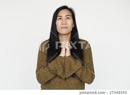 Asian Ethnicity Woman Portrait Casual Concept 27348543
