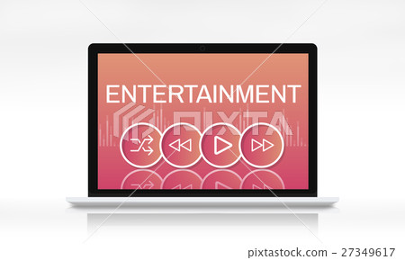 Multimedia Buttons Icons Interface Concept Multimedia Buttons Icons Interface Concept 27349617