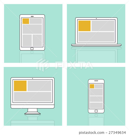 Web Design Template Copy Space Concept Web Design Template Copy Space Concept 27349634
