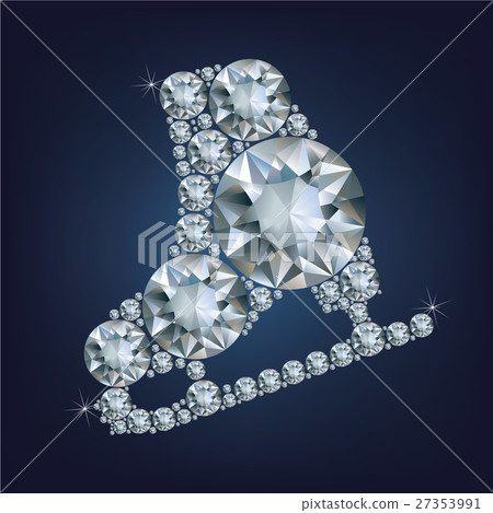 Ice skates made a lot of diamonds Ice skates made a lot of diamonds 27353991