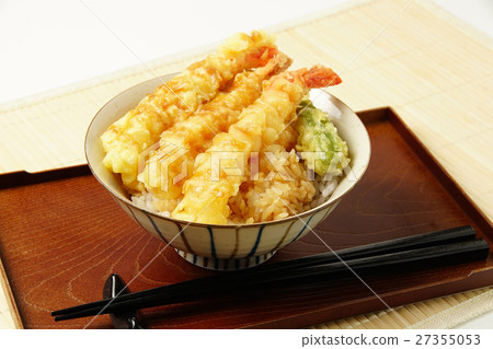 Bowl of rice and fried fish Bowl of rice and fried fish 27355053