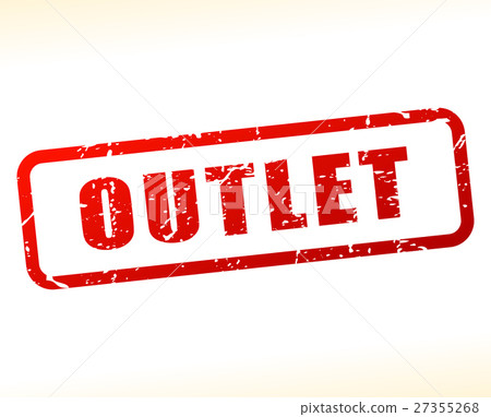 outlet text buffered-插圖素材 [27355268] - PIXTA圖庫