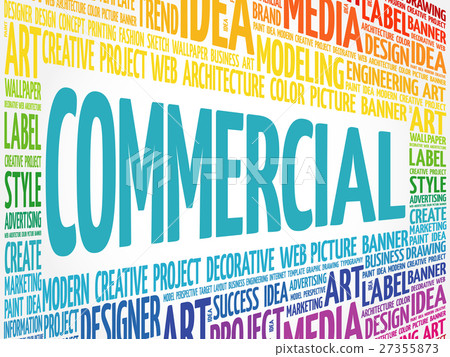COMMERCIAL word cloud COMMERCIAL word cloud 27355873
