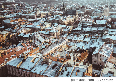 View on roofs of old city View on roofs of old city 27356066