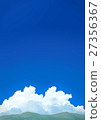  Blue sky and clouds 27356367