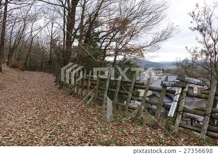 Akechiro castle fence protection (winter) 27356698