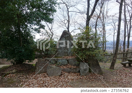 Akechi castle tower monument (winter) 27356762