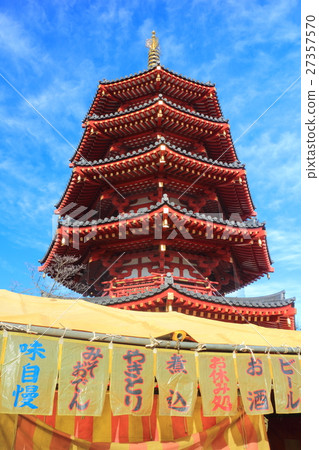 川崎大學八角形五層寶塔 27357570