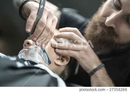 Funny shaving of little boy Funny shaving of little boy 27358269