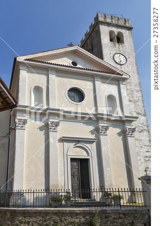 Church in Smartno medieval village, Slovenia. Church in Smartno medieval village, Slovenia. 27358277
