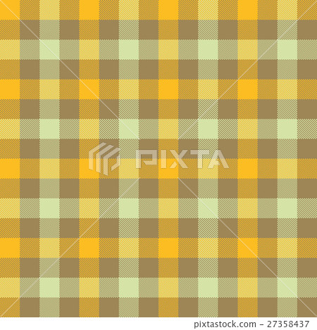 Yellow beige check tablecloth seamless pattern Yellow beige check tablecloth seamless pattern 27358437