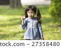Blowing bubbles, girl, little girl 27358480