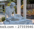 Antique statue of a man with amphora 27359946