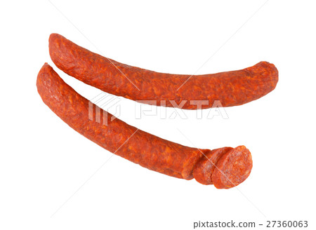 Spicy smoked Hungarian sausages 27360063