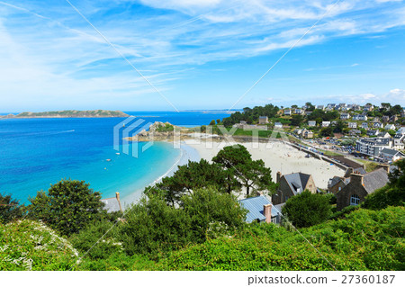 Plurtak附近的一個美麗的海灘在布里坦尼地區plage de Trestrignel 27360187