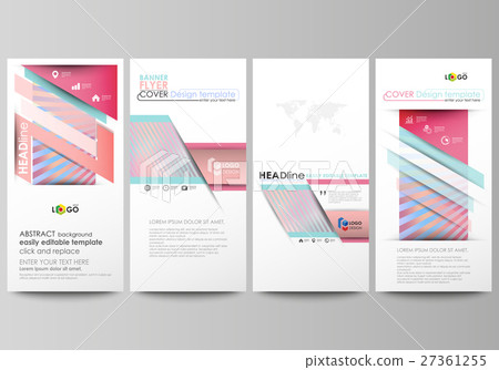 Flyers set, modern banners. Business templates Flyers set, modern banners. Business templates 27361255