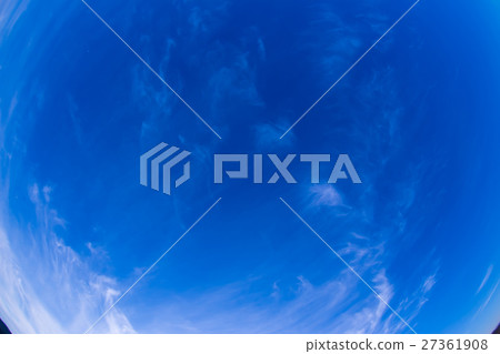 一月的天空和雲彩（3：2） 27361908