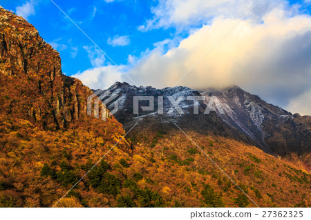 Moomi-dake fog ice and sunset Unzen Nita Pass 27362325