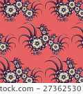 Hand drawn of Rooster Pattern 27362530