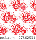 Hand drawn of Rooster Pattern 27362531