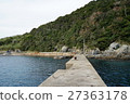 A small wharf in the front of Futoshi-no-makoto-no-hi lighthouse in Fukuejima A small wharf in front of the lighthouse, Nagasaki prefecture Goto City, Japan 27363178