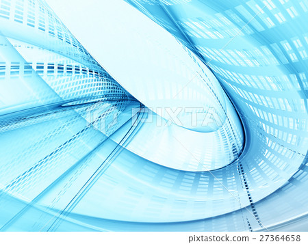 Abstract blue computer graphics background. 27364658