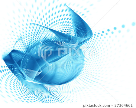 Abstract blue computer graphics background. 27364661
