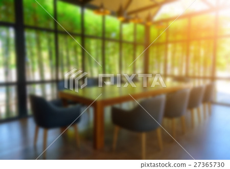 Blurred image meeting place in coffee shop 27365730
