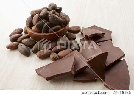 Chocolate and cocoa beans 27366156