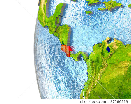 Costa Rica in red 27366319