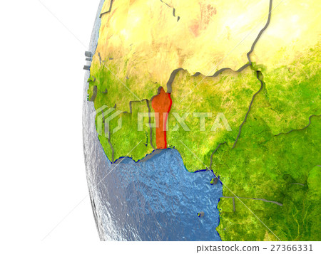 Benin in red Benin in red 27366331