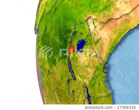 Rwanda in red 27366336