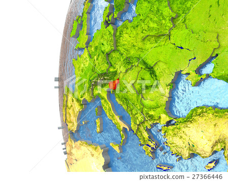 Slovenia in red 27366446