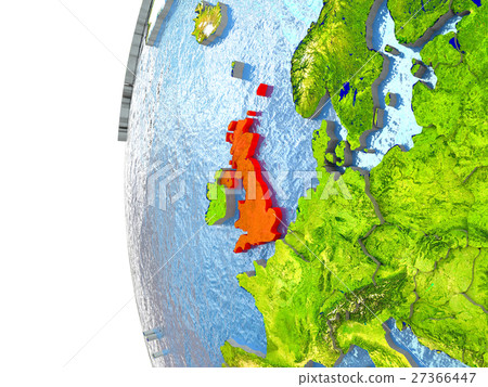 United Kingdom in red 27366447