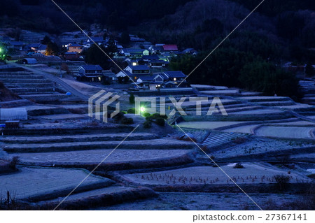 霜凍梯田(奈良高志郡明日香) 霜凍梯田(奈良高志郡明日香) 27367141