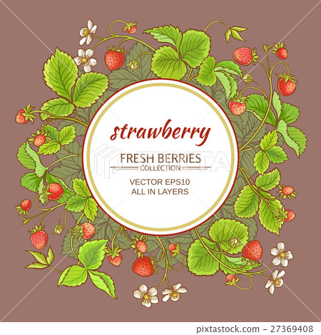 strawberry vector frame strawberry vector frame 27369408