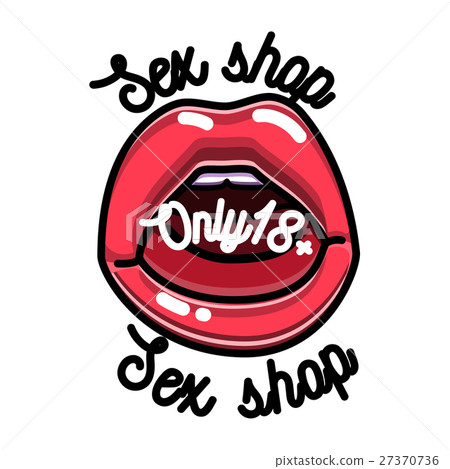 Color vintage sex shop emblem Color vintage sex shop emblem 27370736