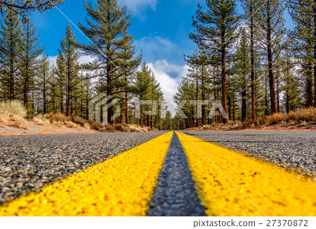 Open highway in California 27370872