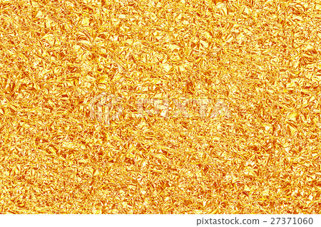 Shiny yellow gold foil texture for background Shiny yellow gold foil texture for background 27371060