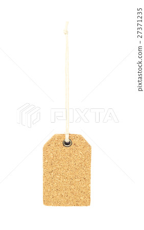 Blank price tag isolated on white background Blank price tag isolated on white background 27371235