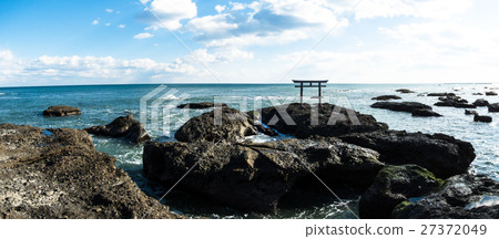 Torii of the sea (Otori Isso Shrine torii of Kamiso) Torii of the sea (Otori Isso Shrine torii of Kamiso) 27372049